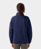Women's Heated Fleece Jacket - Blue