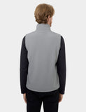 Men's Heated Softshell Vest - Black / Grey