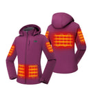 Women's Dual Control Heated Jacket with 5 Heating Zones (Pocket Heating)